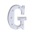 thumbnail image 3 of XMMSWDLA Yard Decorations Outdoor Alphabet Led Letter Lights Light Up White Plastic Letters Standing Hanging G Today Prime, 3 of 3