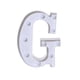 thumbnail image 4 of Xihbxyly Luces de Letras, Letrero Led Decorativo con Alfabeto, Caracteres Iluminados En Blanco Cálido, Versátil para Pared o de Pie, Decoración para Mesa de Fiesta, Decoración Navideña para El Hogar, 4 of 4