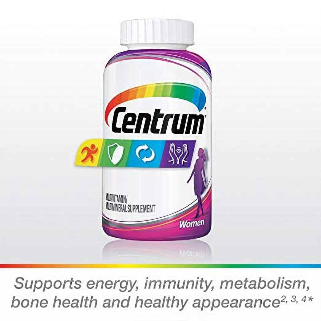 Centrum Women Tablet BONUS, 160 ct 33% Multivitamin / Multimineral Supplement, Vitamin D3