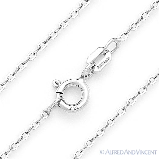 1.3mm Thin Diamond-Cut Cable Chain Link 