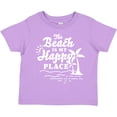 thumbnail image 3 of Inktastic The Beach is My Happy Place with Palm Trees Boys or Girls Toddler T-Shirt, 3 of 5