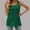 Green, variant on ALLLIST Ladies Tops Red Casual Square Neckline Sleeveless Solid Tank Tops Women Tank Tops XL