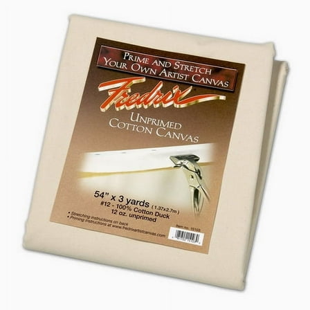 Fredrix Folded Blanket Canvas - 96" x 3 yds, Unprimed