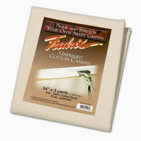 Fredrix Folded Blanket Canvas - 96" x 3 yds, Unprimed