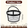 thumbnail image 3 of Cafeteras con filtro de café Thrymme para 5 tazas, reutilizables, 2 unidades, 3 of 7