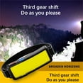 thumbnail image 6 of RuiJiao T-ypec Rechargeable COB LED Headlamp with 360 Lumens Red Light, Adjustable Headband for Hiking, Camping, Running, 180° Wide Beam Hands-Free Flashlight for Adults and Kids, 6 of 9