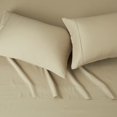 thumbnail image 2 of ZMLEVE Lightweight Super Soft Easy Care Microfiber Bed Sheet Set with 14" Deep Pockets - Queen, Olive, 2 of 6