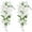White, variant on Clearance Artificial flowers under $5,Artificial Faux Flowers Plants For Outdoor Outside Spring Decoration Hanging Long Vines Trailing Realistic For Home Porch Patio Balcony