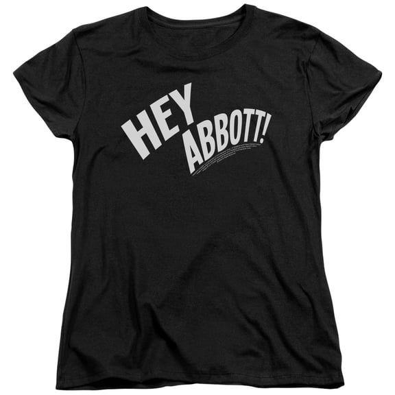 Abbott & Costello - Hey Abbott - Women's Short Sleeve Shirt - X-Large