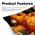 thumbnail image 2 of Thanksgiving Pumpkin Elegant Velvet Throw Pillow Covers and Inserts - Set of 2, Available in 16x16, 18x18, 20x20 Inches for Home Decor, Unique Patterns for Sofa, 2 of 6