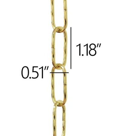 

RCH Supply Company Twist Rope Link Lighting Fixture Chain Break