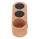 thumbnail image 3 of Soporte de Filtro de Café Base Estacionamiento de Manipulador de Café de Madera Barra de Madera Soporte de Almacenamiento de Almacenamiento Beech 3 Hoyos 58 mm, 3 of 7