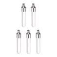 thumbnail image 1 of Unique Bargains Name on Rice Glass Vial Pendant Round Bottom Tube, 5 Pieces, 1 of 6