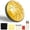 Gold, variant on Steel Tongue Drum 11 Notes Tongue Drum 6 inch Small Hand Pan Drum Rustproof Percussion Instrument Sound Healing Tank Drum for Meditation Yoga Musical Education