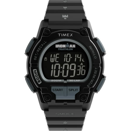 Timex Men's Ironman Shock Endure 42mm Watch - Black Strap Digital Dial Black Case
