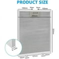thumbnail image 2 of Aluminum Range Hood Filters with 5-Layer Aluminum Mesh for Easy Installation and Cleaning, Suitable for Most Standard Kitchen Hood Models, Resistant to Rust and Dishwasher Safe, 2 of 5