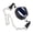 1Classic blue black, variant on Lerpwige Adjustable Neck Harness Weight Lifting Head Harness Neck Muscle Trainer Sport Training Exerciser Training Equipment