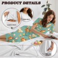 thumbnail image 6 of DISNIMO Rooster Egg Printed Pajama Set for Women, Soft Sleepwear Casual 2 Pcs Pjs Set Tops and Capri Pant Lounge for Summer, 2XL, 6 of 7