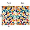 thumbnail image 5 of FORMRS Acrylic Clipboard with Low Profile Clip Standard A4 Letter Size, 12.5" x 9", Colorful Clover Pattern, 5 of 8