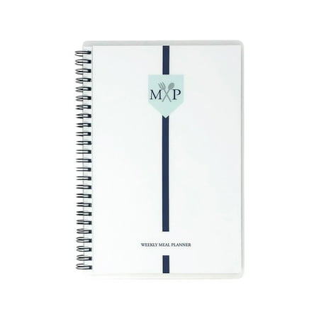 UPC: 0893032002155 | Undated Kahootie Co. 5.5   x 8.5   Meal Planner White (ITKMEALW)