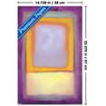 thumbnail image 3 of Reinders: Abstract - Style in Purple Wall Poster, 14.725" x 22.375", 3 of 5