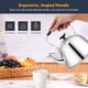 thumbnail image 4 of Tetera de té de acero inoxidable para estufa con mango plegable resistente al calor, acabado de espejo, 2 litros, 4 of 5