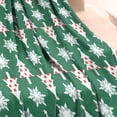 thumbnail image 3 of Green Christmas Tree and Snowflake Pattern Blanket,Comfortable Soft Flannel Throw Blanket,All Season,Warm Lightweight Blankets for Sofa Bed Couch Living Room Chair,30"x40", 3 of 4