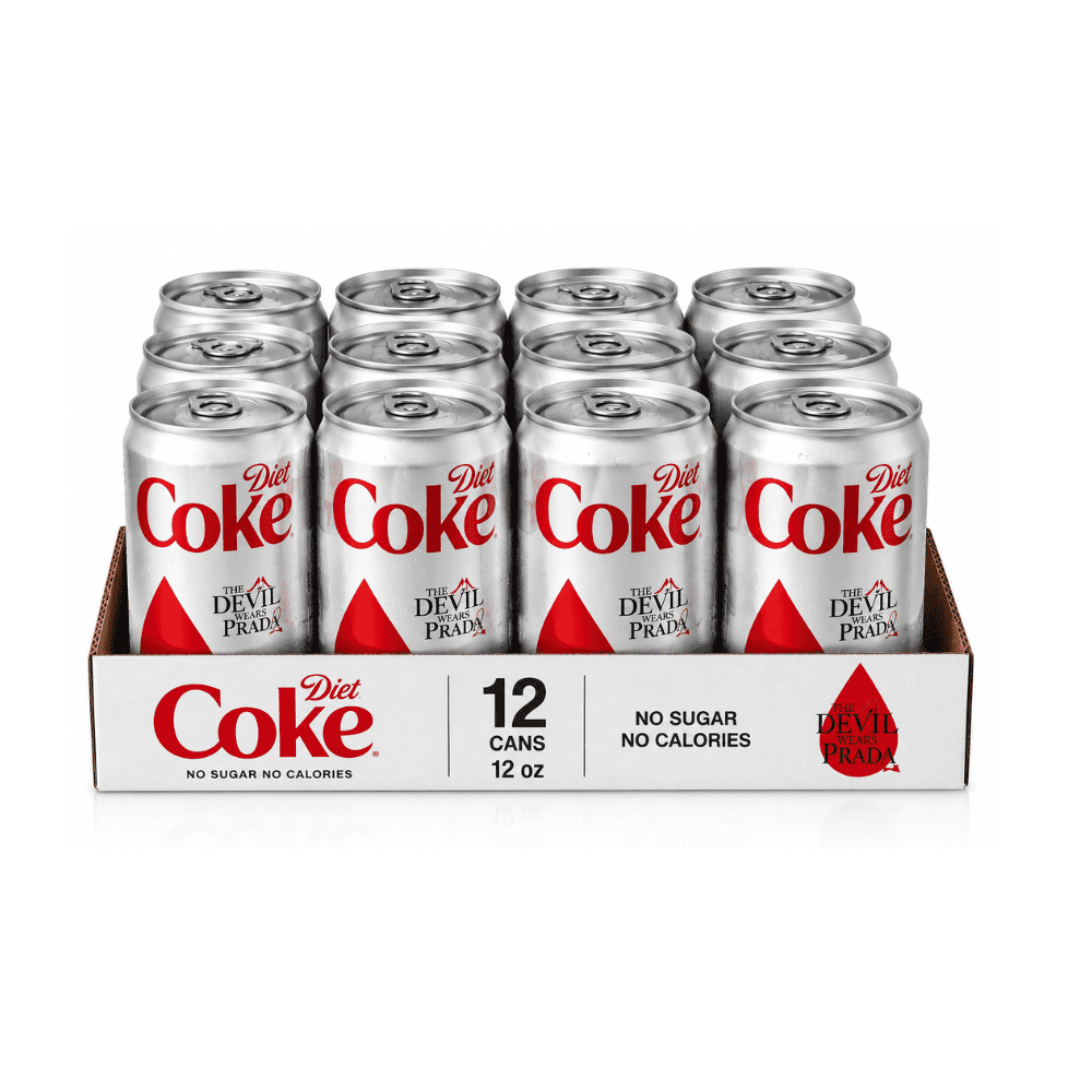Diet Coke Slim Cans, Zero Calorie Cola Carbonated Soft Drink, 12 fl oz Slim Cans, 12 Pack