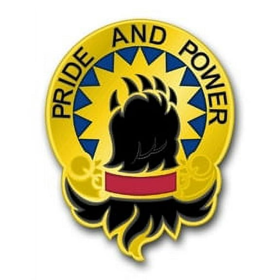 3.8 Inch Army 49th Military Police Brigade California Unit Crest Vinyl Transfer Decal