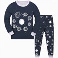 thumbnail image 2 of HCNTES Boys Sweatpants Set - 2 Piece Fleece Pullover Hoodie Sweatshirt and Boys Jogger Pants Youth Kids Activewear Set(2-3 Years,a60-Grey), 2 of 4