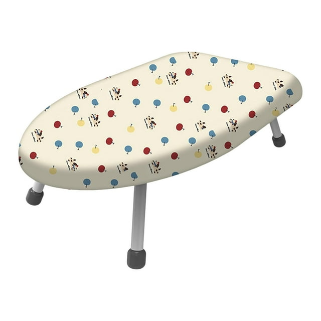 veasfak Small Tabletop Ironing Board Apartments Compact Home Mother Small Iron Board without Sleeve Board