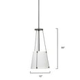 thumbnail image 3 of Jamie Young Co California 1-Light Metal & Linen Pendant in Bronze/Off White, 3 of 6