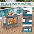 thumbnail image 3 of AreShark HDPE Shower Bench Stool for Inside Shower, Waterproof & Non-Slip Shower Seat with Storage Shelf, Perfect for Shaving Legs & Spa Bathrooms, Indoor/Outdoor Use (Gray), 3 of 9