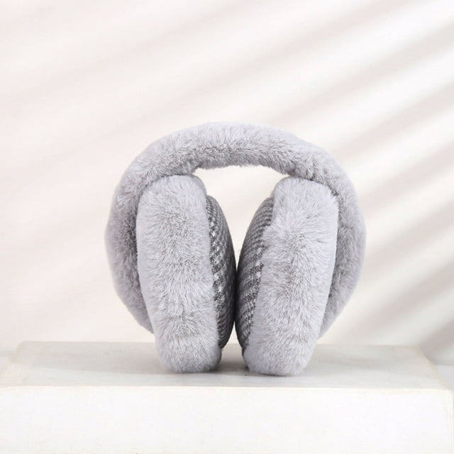 Cache-Oreilles Pliants d'Hiver pour Femmes Oreilles Chaudes Filles Oreilles en Peluche Extérieur Oreilles Froides