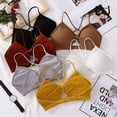 thumbnail image 4 of ZXYOUPING 3pcs Push Up Sujetador Cross Strap Sexy Hermosa Ropa Interior Trasera Para Mujer Bralette Transpirable , Tubo De Fondo De La Parte Superior Envuelto Del Pecho Sin Anillo De Acero Chaleco, 4 of 5
