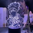 thumbnail image 2 of 3D LED Night Light Anime Naruto Hatake Kakashi Kids Bedroom Decor Night Lamp Xmas Gift7 color no remote Gao Jinjia LED, 2 of 2