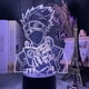 thumbnail image 2 of 3D LED Night Light Anime Naruto Hatake Kakashi Kids Bedroom Decor Night Lamp Xmas Gift7 color no remote Gao Jinjia LED, 2 of 2