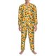 thumbnail image 3 of Balery Green Leaf Sunflower Pijama para Hombre de Dos Piezas con Manga Larga, Conjunto de Dormir y Descanso Suave con Bolsillos-Large, 3 of 7