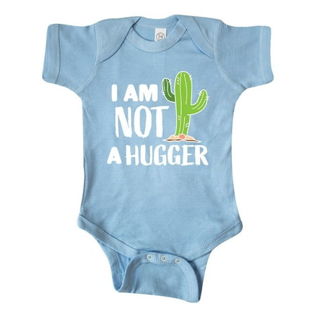 

Inktastic I am Not a Hugger with Cactus Gift Baby Boy or Baby Girl Bodysuit