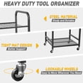 thumbnail image 4 of Ultrawall Garden Tool Organizer, Yard Tool Storage Rack for Garage Organization with Lockable Wheels, Garden Tool Stand for Rake, Brooms, Indoor & Outdoor Use, 4 of 5