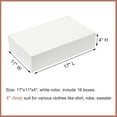 thumbnail image 2 of 16 Pack Large Gift Boxes with Lids 17x11x4 Inches Extra Deep Shirt Clothes Robe Sweater Box for Christmas Presents, Holidays, Birthday Wrapping White, 2 of 4