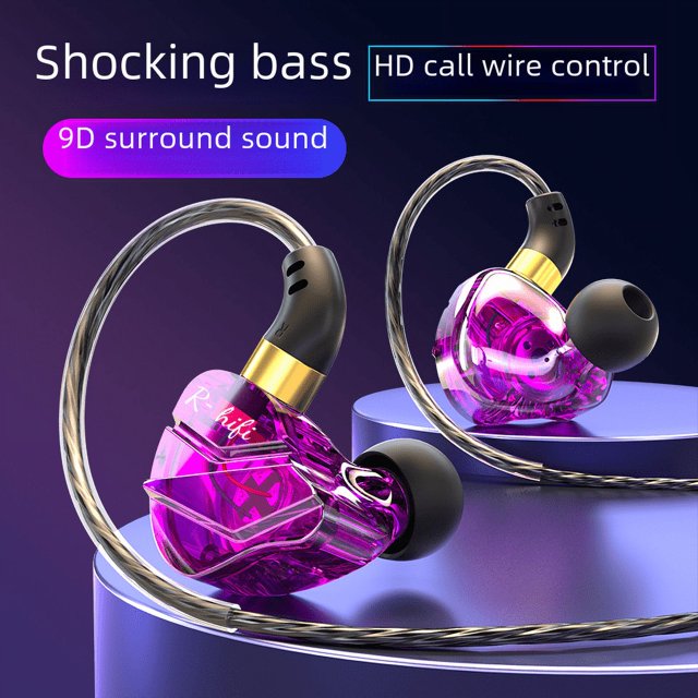 Auriculares intrauditivos con cable para juegos de graves, auriculares para ordenador, teléfono móvil, venta al por mayor, control por cable con micrófono