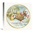 thumbnail image 1 of Global Gallery's '12 Days of Christmas I Round' By Lisa Audit Stretched Canvas Wall Art, 1 of 1