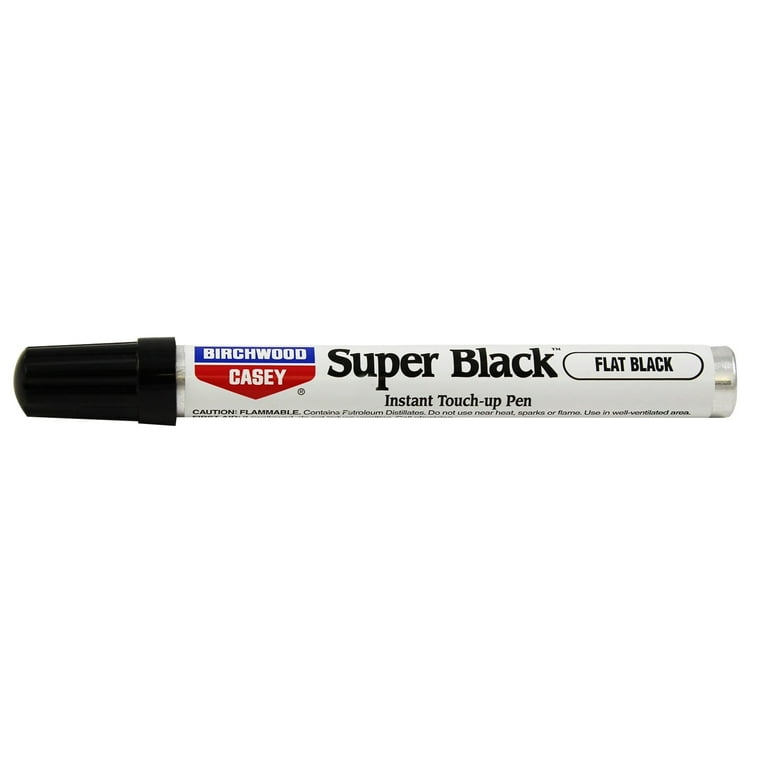 Birchwood Casey Super Black Touch-Up Pen, Instant, Flat Black - 0.33 fl oz
