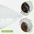 thumbnail image 2 of Discover Night LLC NIGHT Wet/Dry Reversible Satin & Terry Pillowcase, S/Q, White, 2 of 5