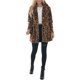 thumbnail image 2 of Chaquetas de Piel Sintética para Mujer, Otoño-Invierno, con Solapa de Leopardo, Mangas Largas, Abrigos Holgados con Bolsillos. Marrón XXL, 2 of 10
