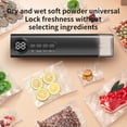 thumbnail image 3 of Professional Wireless Vacuum Sealer for Food, Portable Automatic Sealing Machine with LED Display and USB Charging, 6-in-1 Modes for Dry & Wet Food, 3 of 9