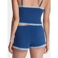 thumbnail image 2 of No Boundaries Women's Sleep Lace Shorts, Deep Lagoon, XS, 2 of 4