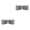 thumbnail image 1 of Toystoory Funda elástica para sofá, fundas para brazos, antideslizantes, elásticas, para sillón, de poliéster, color gris claro gris claro 2Conjunto, 1 of 1