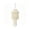 Tiered Round, variant on Square Lantern Boho Macrame Tassel Lampshade, Woven Pendant Light Shade for Living Room, Bedroom, Dining Area, Entryway and Bohemian Home Lighting Decor, 27.56 Inch